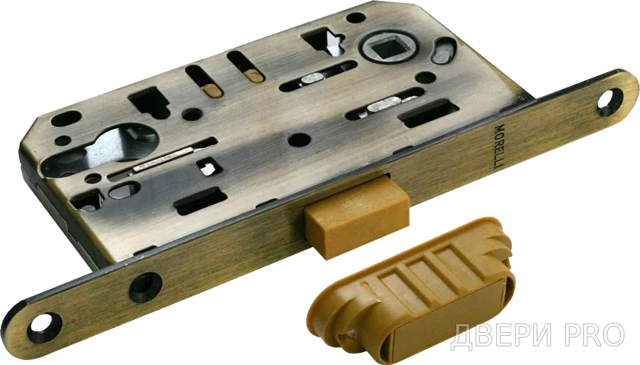 M1885 AB, защелка магнитная под цилиндр, цвет - бронза