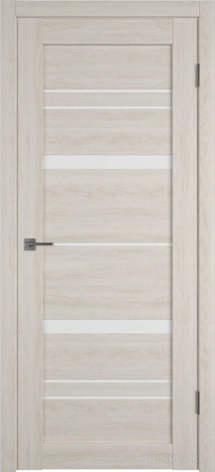 Атум Про 25 800х2000 Дуб скандинавский Сатин белый · 800×2000 мм