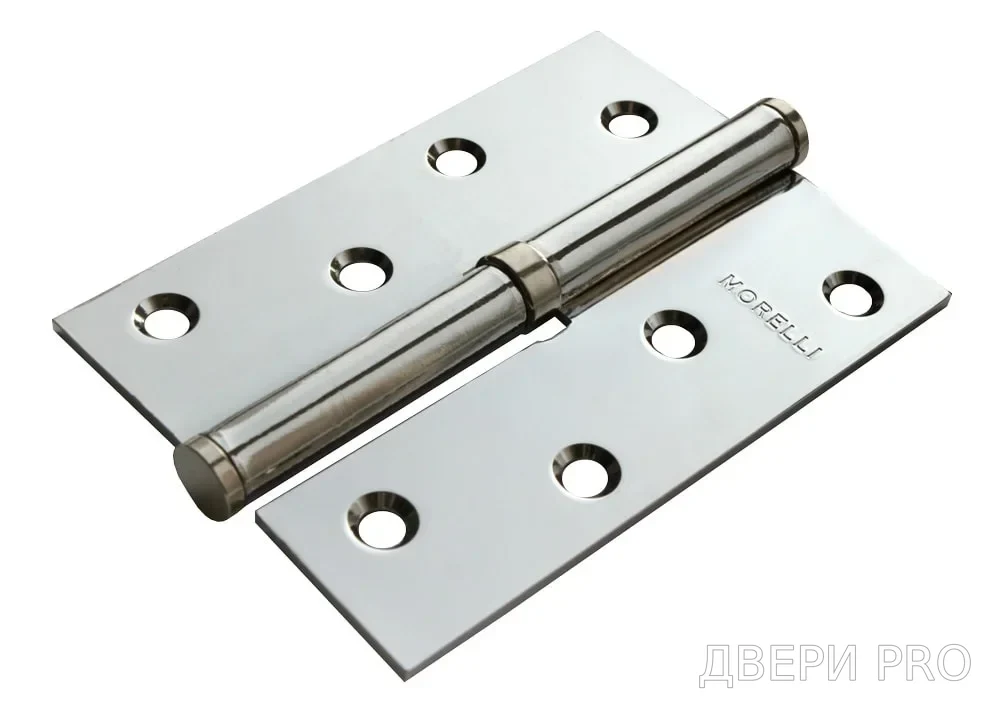 MSD 100X70X2.5 PC R, петля стальная правая, цвет - хром