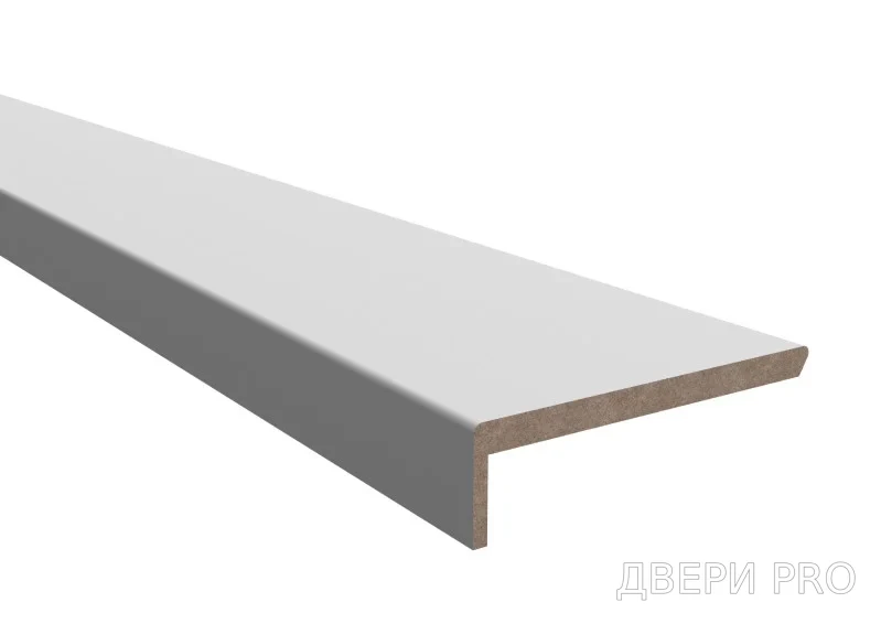 Наличник НТ№25 100х8х2200 Шёлк иней · 100×2200 мм