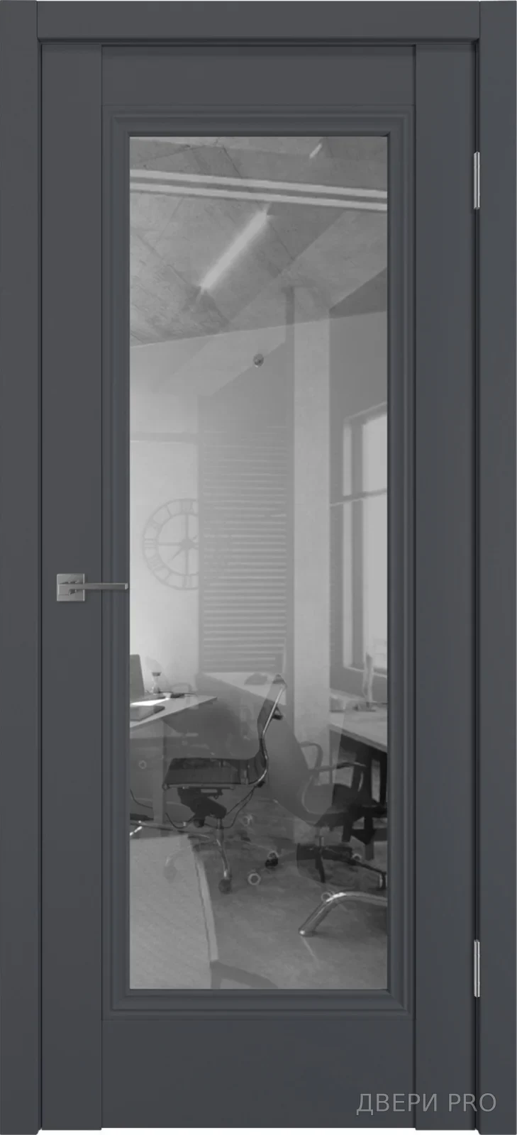 EF1 800х2000 Эмалекс графит Мираж · 800×2000 мм