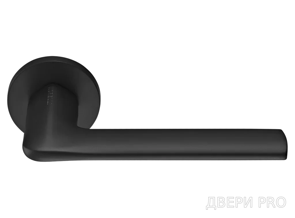 MH-61-R6 BL, ручка дверная, цвет- черный