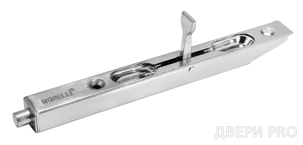 L160 SC, шпингалет торцевой, цвет - матовый хром