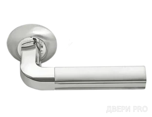 MH-11 SN/CP, ручка дверная "Мозаика", цвет - бел.никель/хром