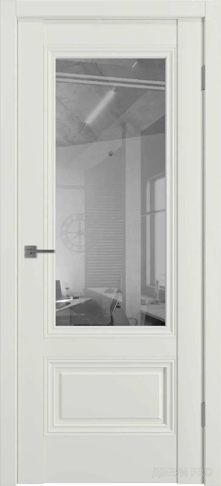 EF2.1 800х2000 Эмалекс молочный Мираж · 800×2000 мм