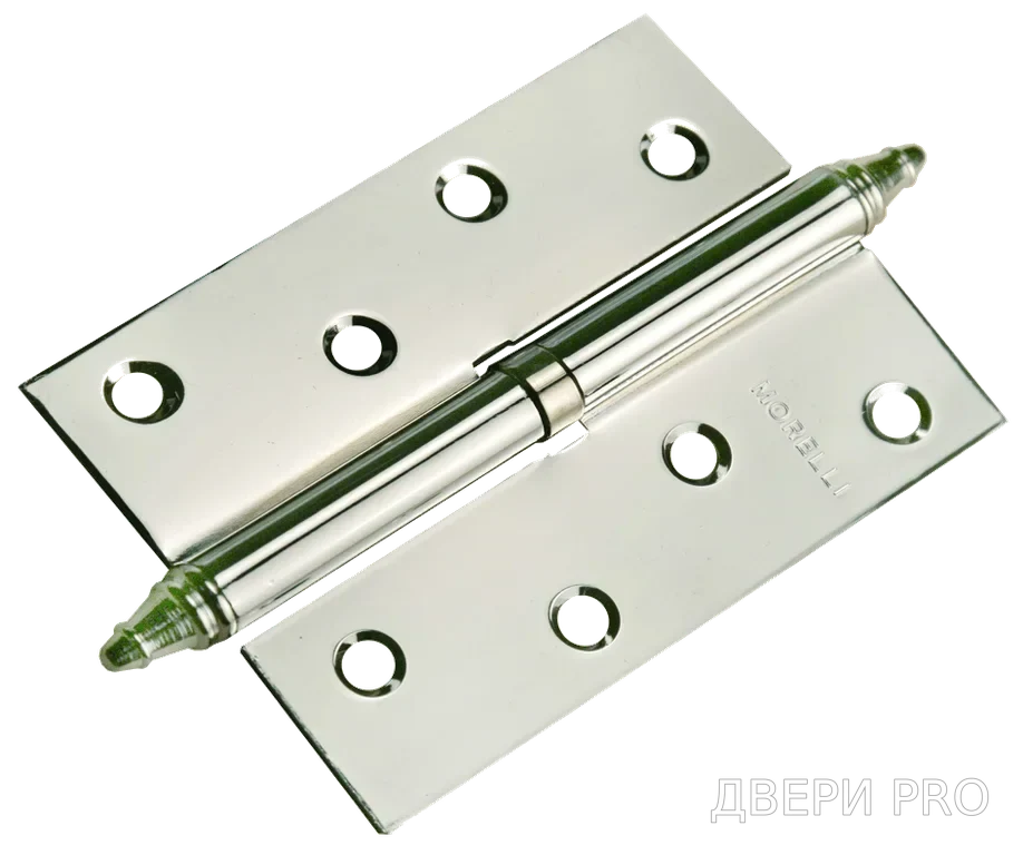 MS 100X70X2.5 R PC, Петля стальная правая цвет - хром