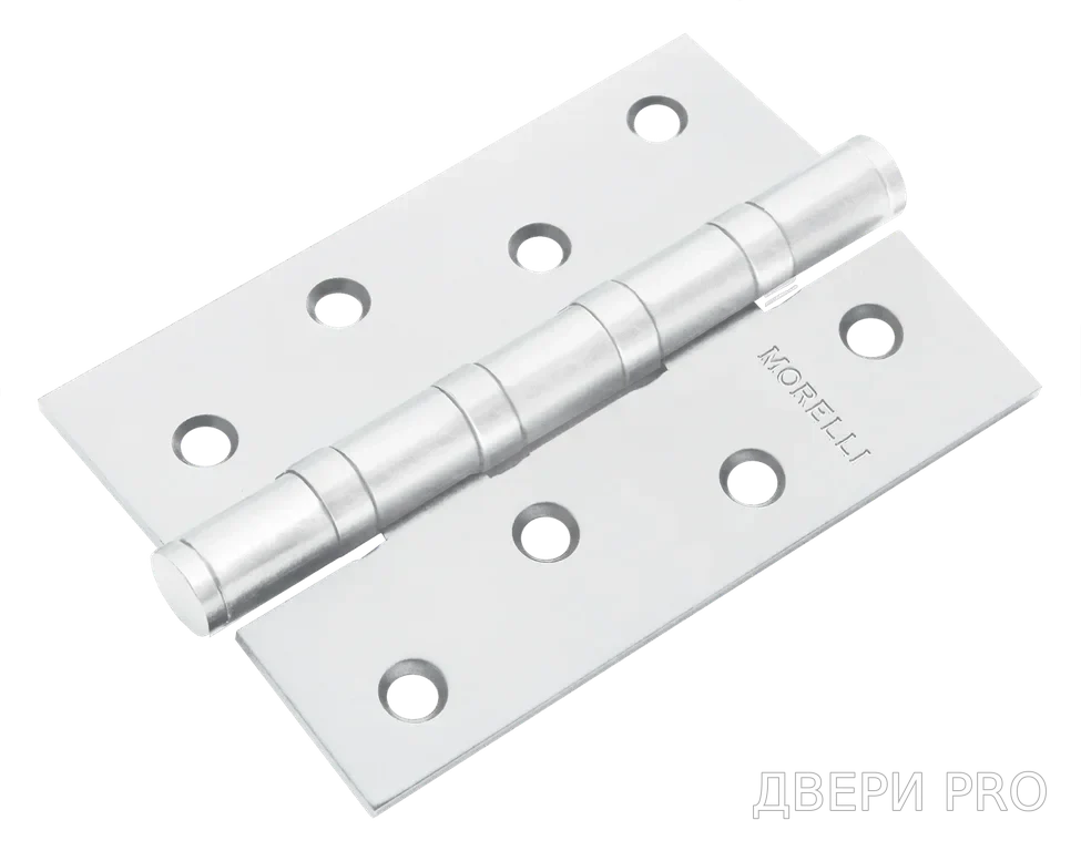 MS 100X70X2.5-4BB W, петля стальная универсальная 1шт., белый