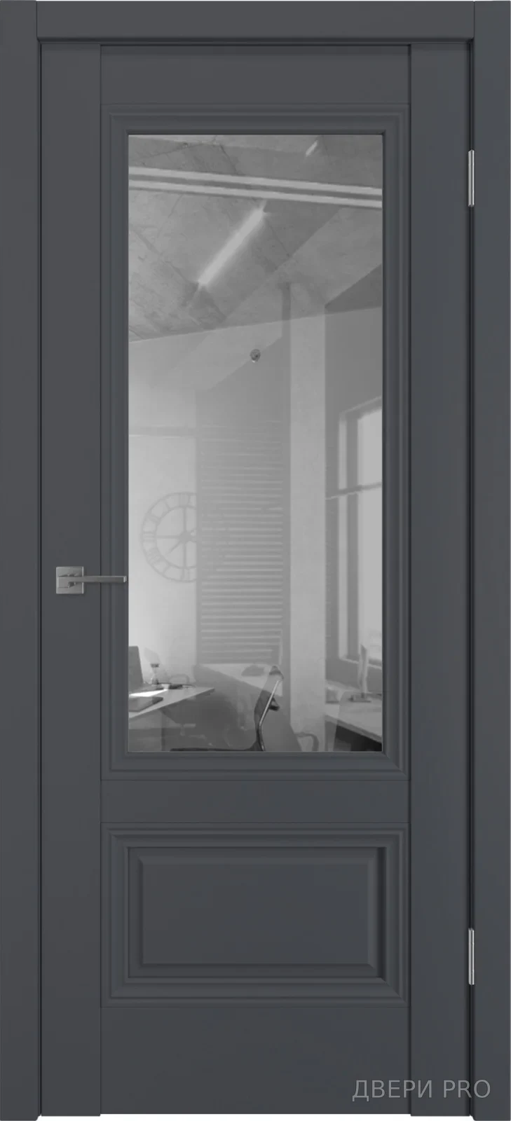 EF2.1 800х2000 Эмалекс графит Мираж · 800×2000 мм