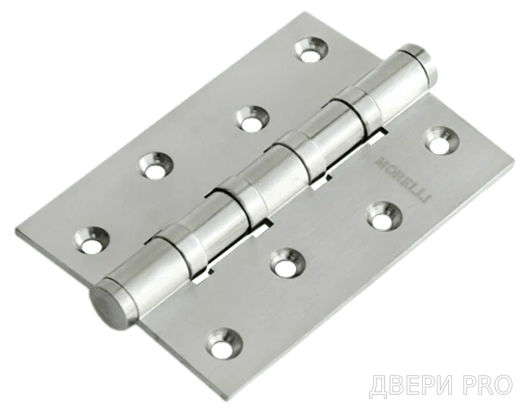MBU 100X70X3-4BB SN, петля латунная универсальная, цвет - бел.никель