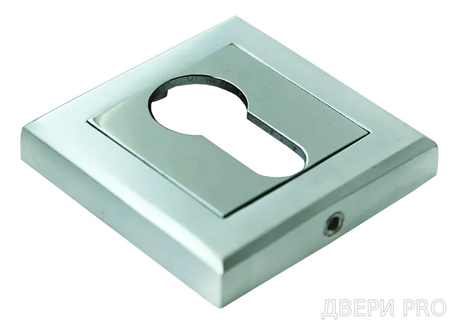 MH-KH-S SC/CP, накладка на евроцилиндр, цвет - мат.хром/хром