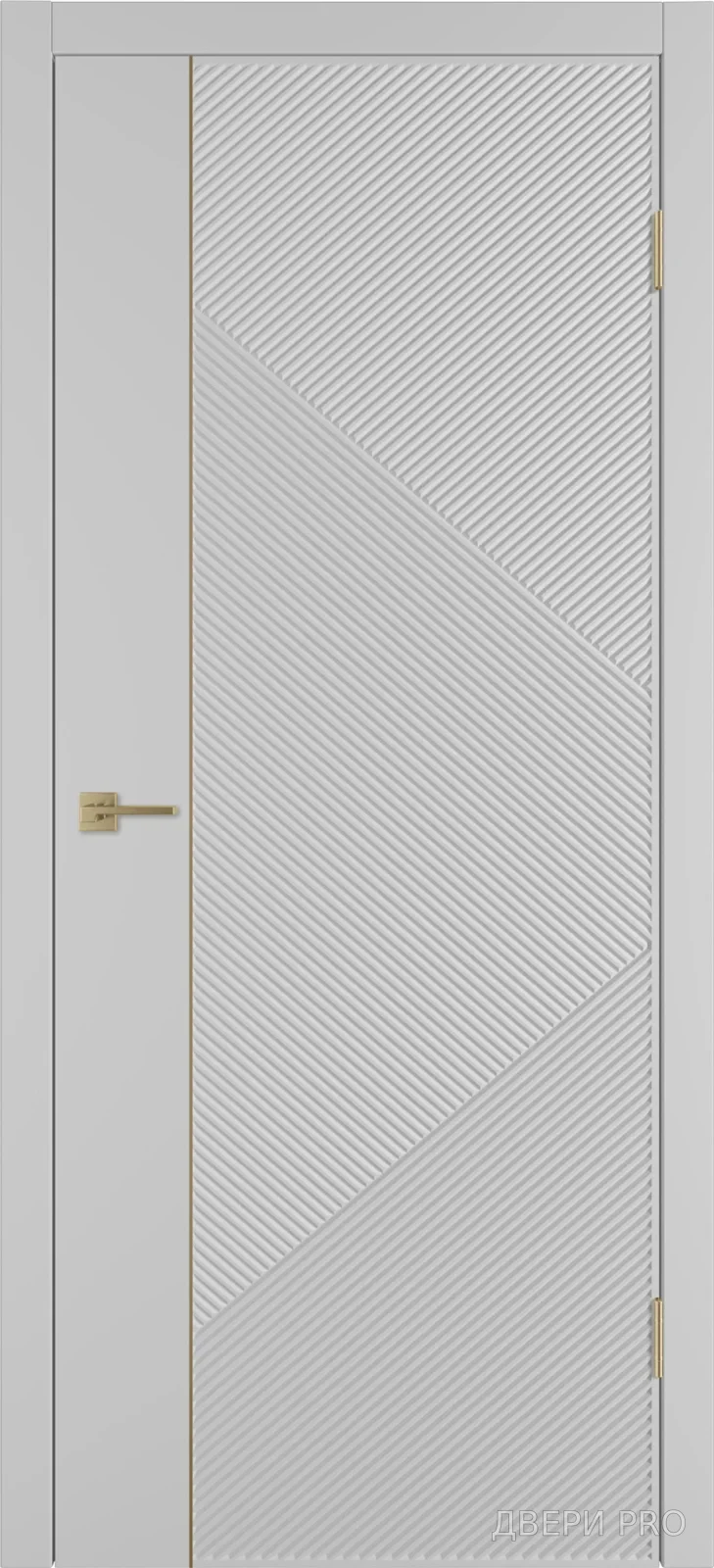 Линия ART1 800х2000 Эмаль серебро Молдинг золото · 800×2000 мм