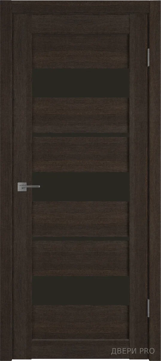 Атум 23 600х2000 Венге Лакобель чёрный · 600×2000 мм
