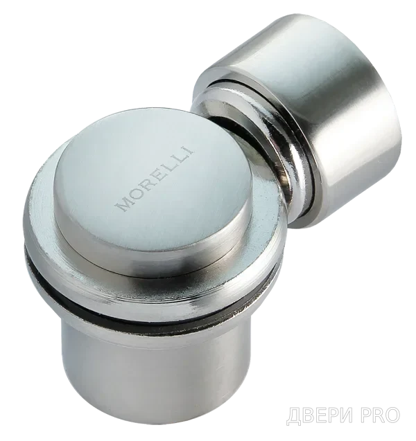 MDS-4 SN дверной ограничитель магнитный, цвет - белый никель