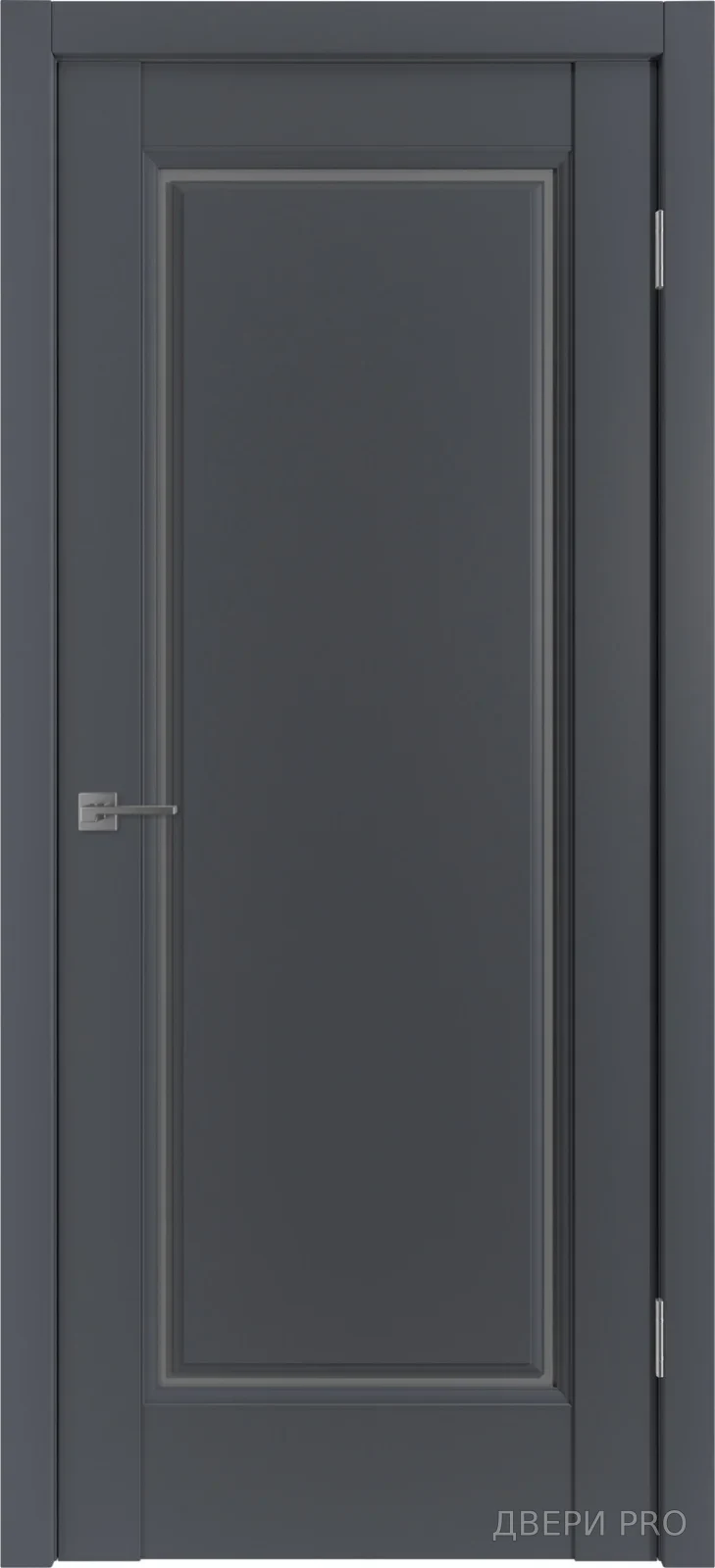 E1 Флай 800х1900 Эмалекс графит Сатин графит НЕСТАНДАРТ · 800×1900 мм